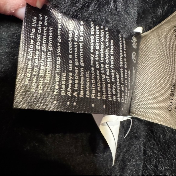 Denimaxx Couture Black Lambskin Jacket Long Coat Women’s Small - Picture 11 of 15